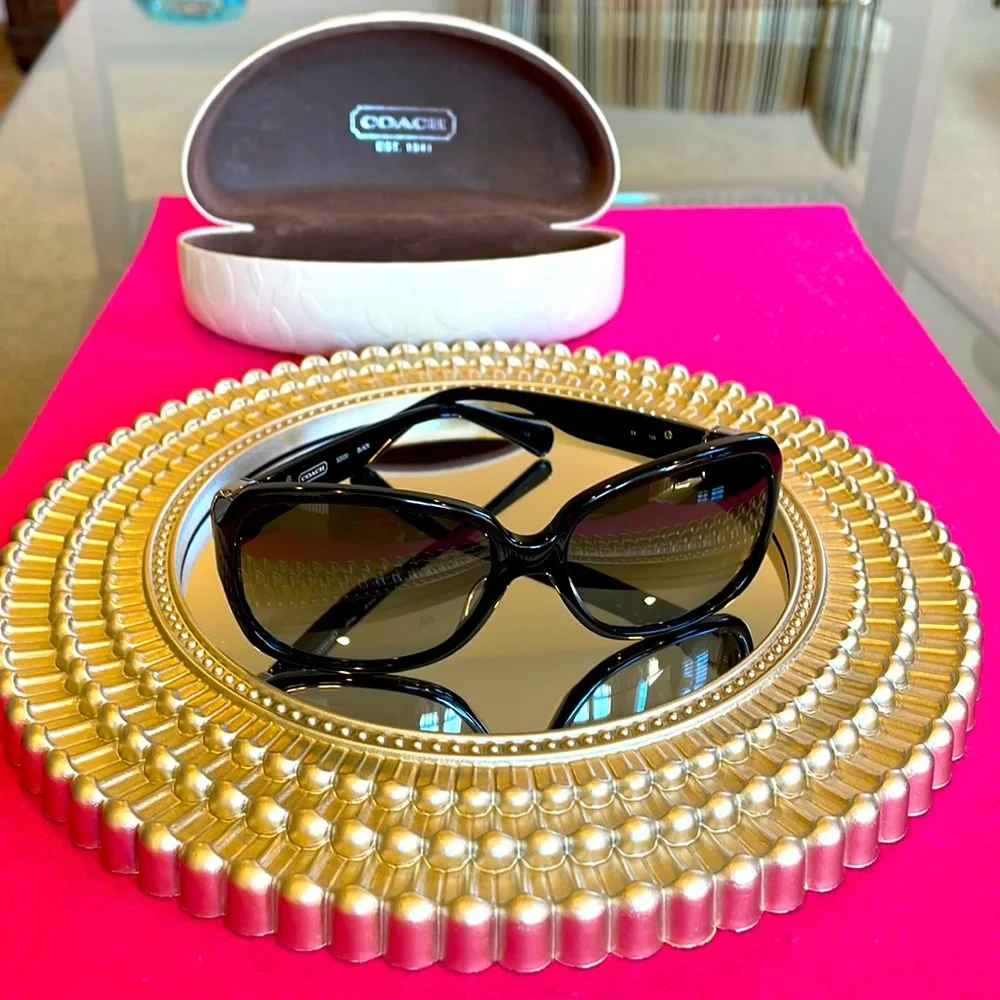 NWOT Coach Sunglasses & Case S2020 High Visibility Lenses New Unused Ladies - Picture 3 of 11